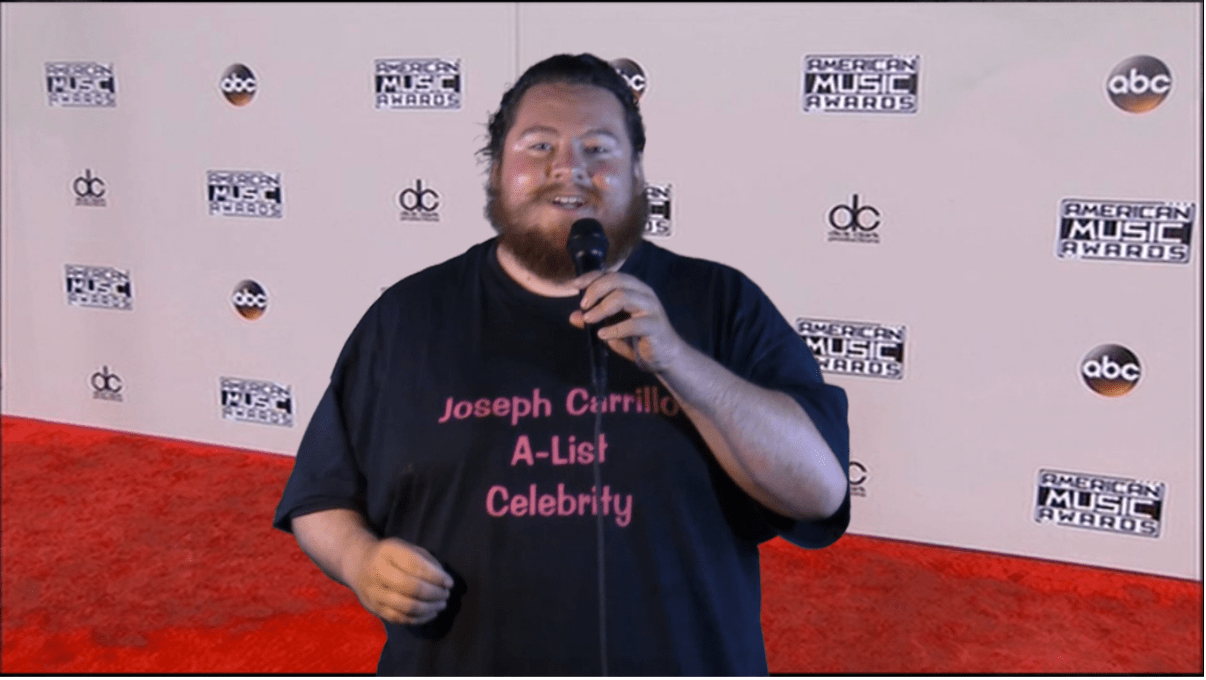 World Famous A-List Celebrity Joseph Carrillo on the Red Carpet